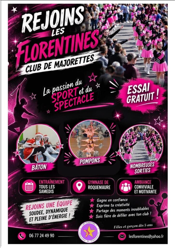 đREJOINS LES FLORENTINES - CLUB DE MAJORETTES đ