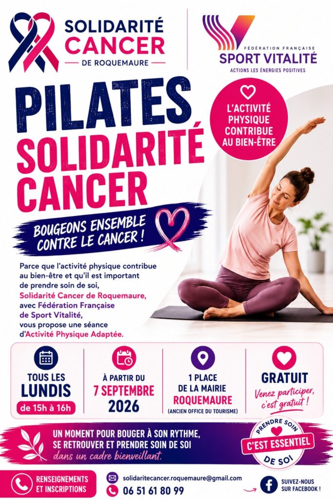🎗️ BOUGEONS ENSEMBLE CONTRE LE CANCER !