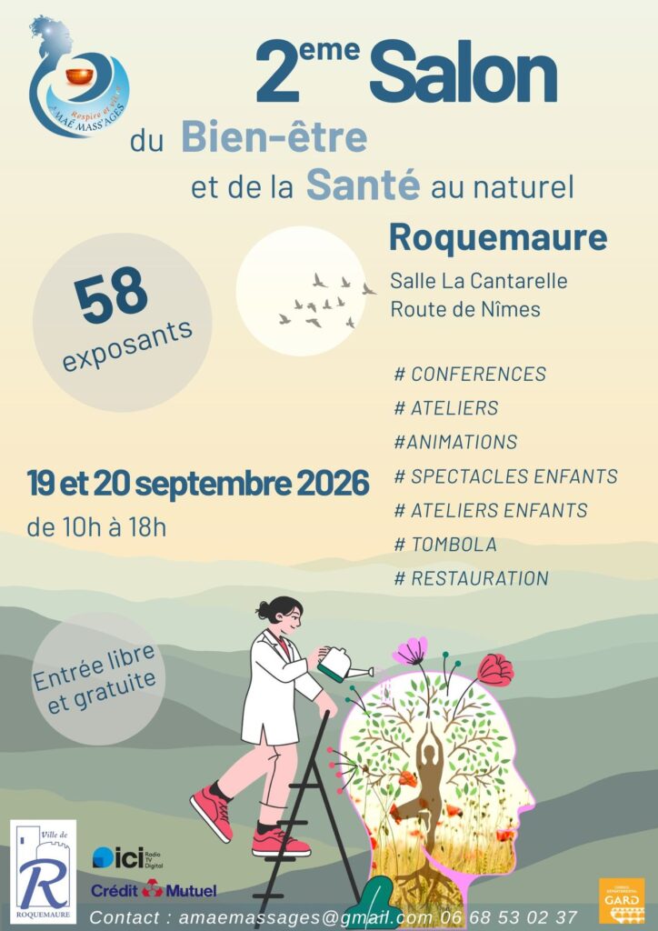 Le Salon du Bien-être et de la Santé au Naturel revient à Roquemaure !