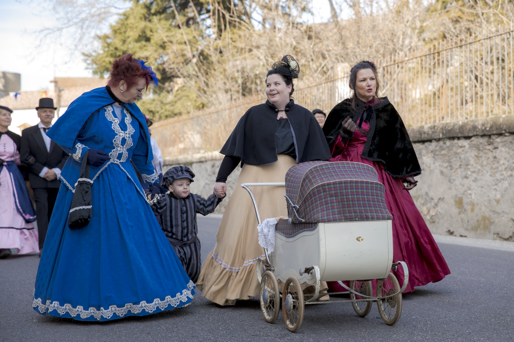 Roquemaurois en costumes de 1868, Fête des amoureux