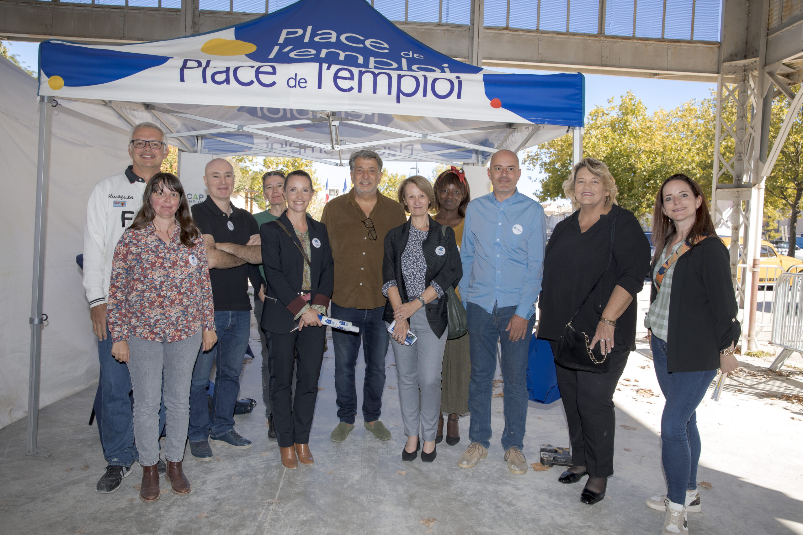 La Place de l’Emploi sous les Halles de la place de la Pousterle