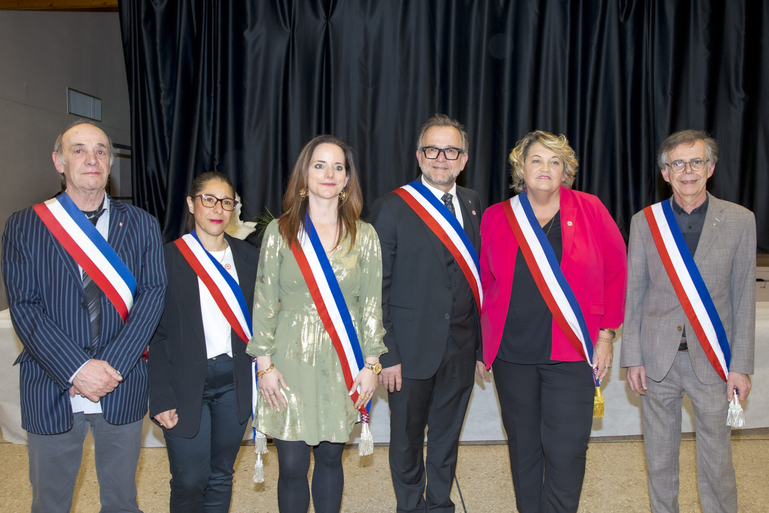 Élus lors de l’installation du conseil municipal