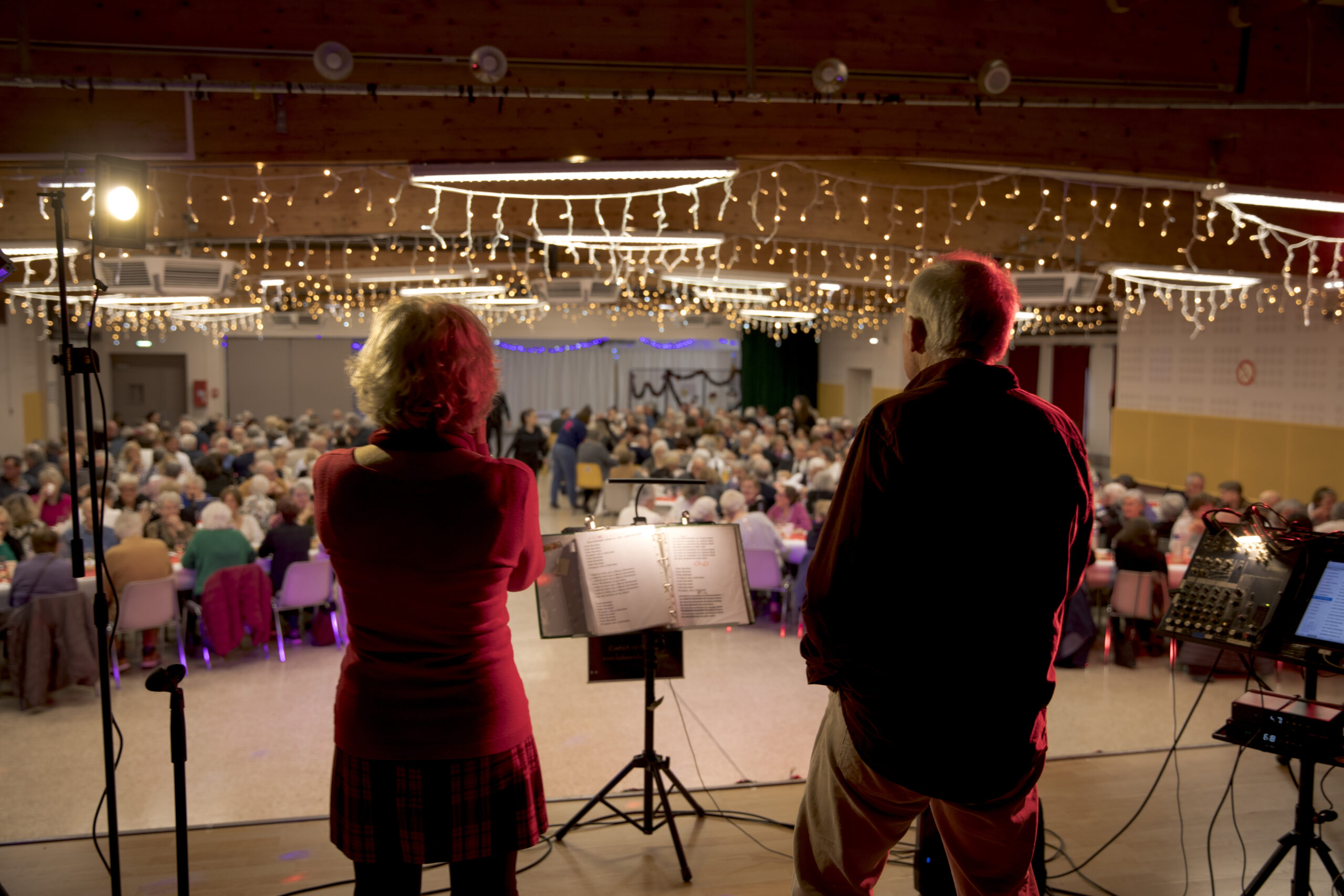 Spectacle dans la grande salle