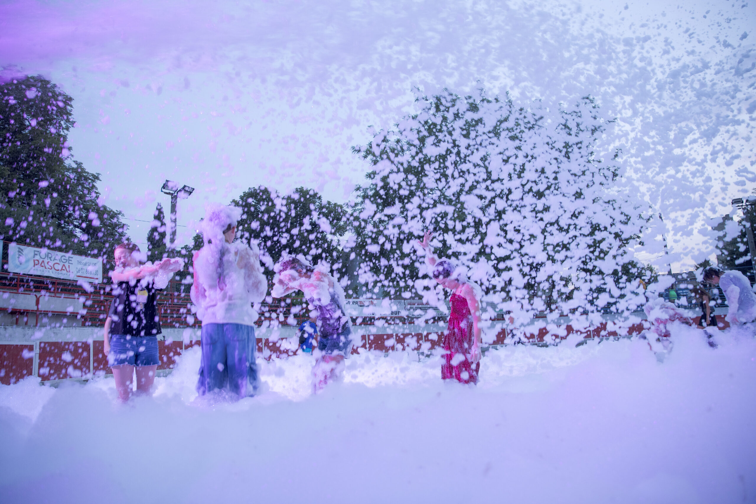 Neige artificielle en centre-ville