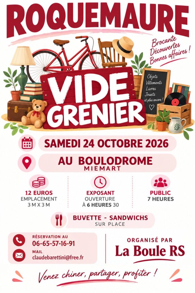 VIDE-GRENIER DE LA BOULE RS