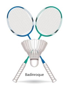 Logo : Bad in Roque · badminton