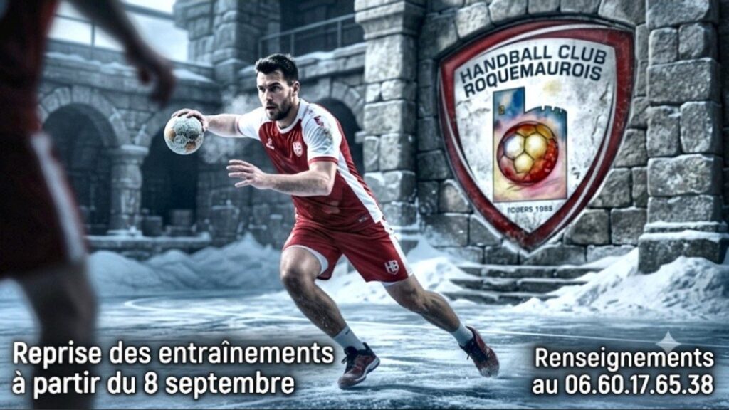 🏐HANDBALL CLUB ROQUEMAUROIS - REPRISE DES ENTRAINEMENTS 🏃⚽