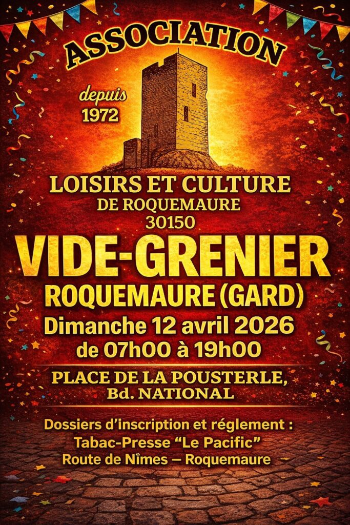 VIDE-GRENIER DE L'ASSOCIATION LOISIRS ET CULTURE