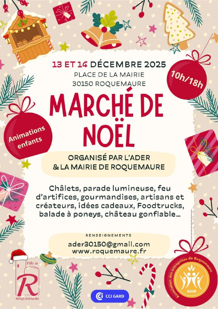Le Marché de Noël de Roquemaure arrive !
