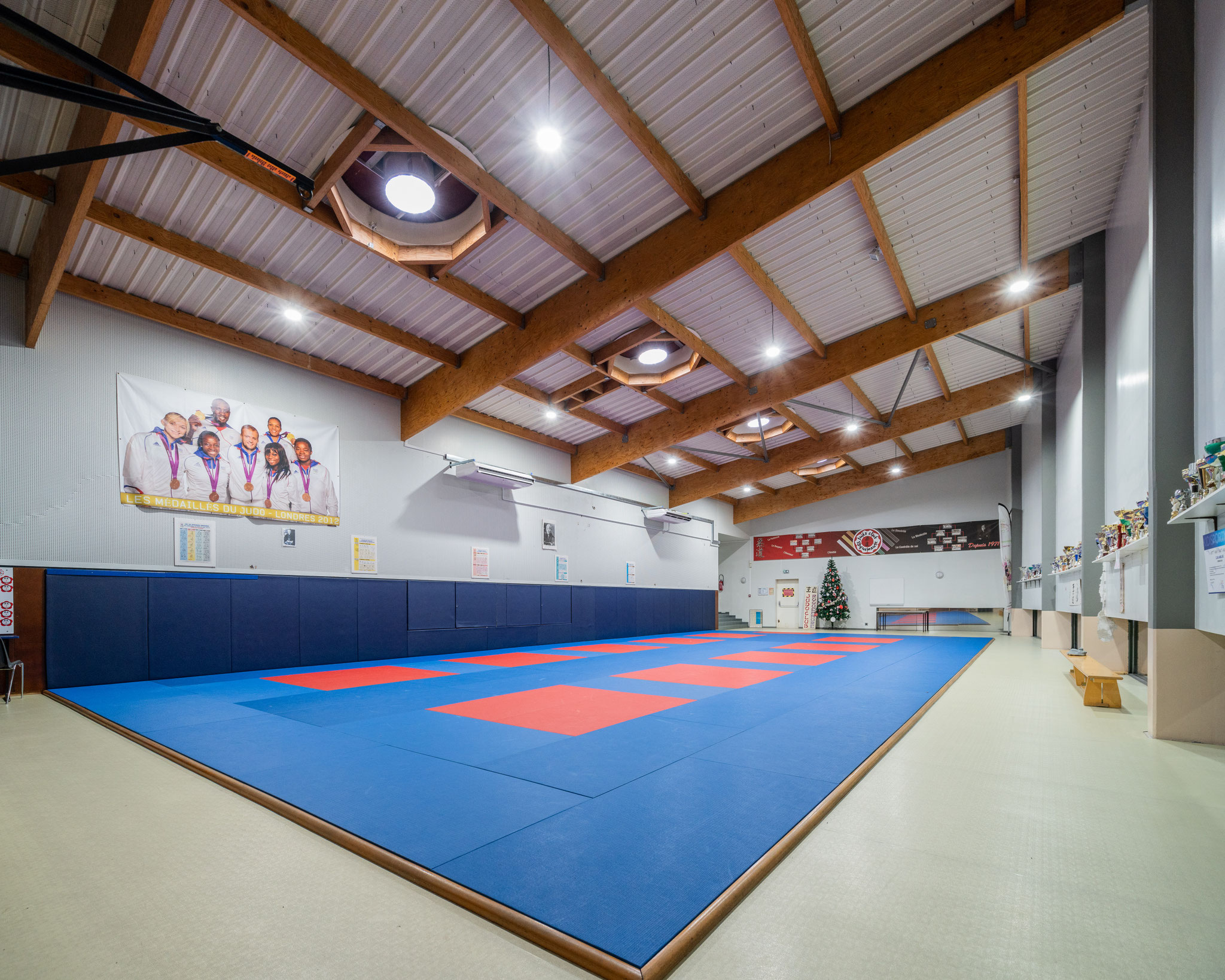 Le dojo Guy Pécoul et ses tatamis