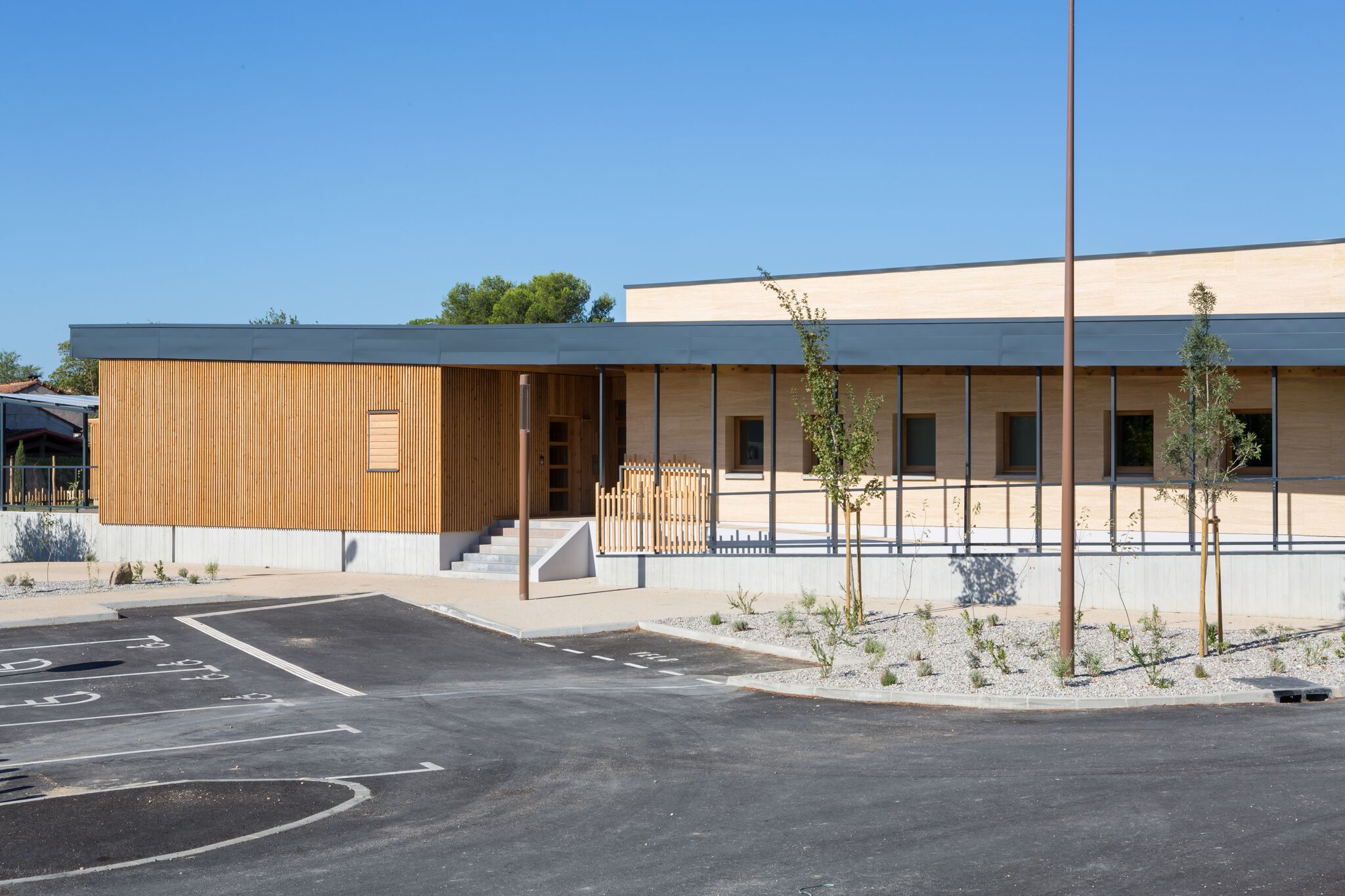 Le bâtiment du pôle petite enfance