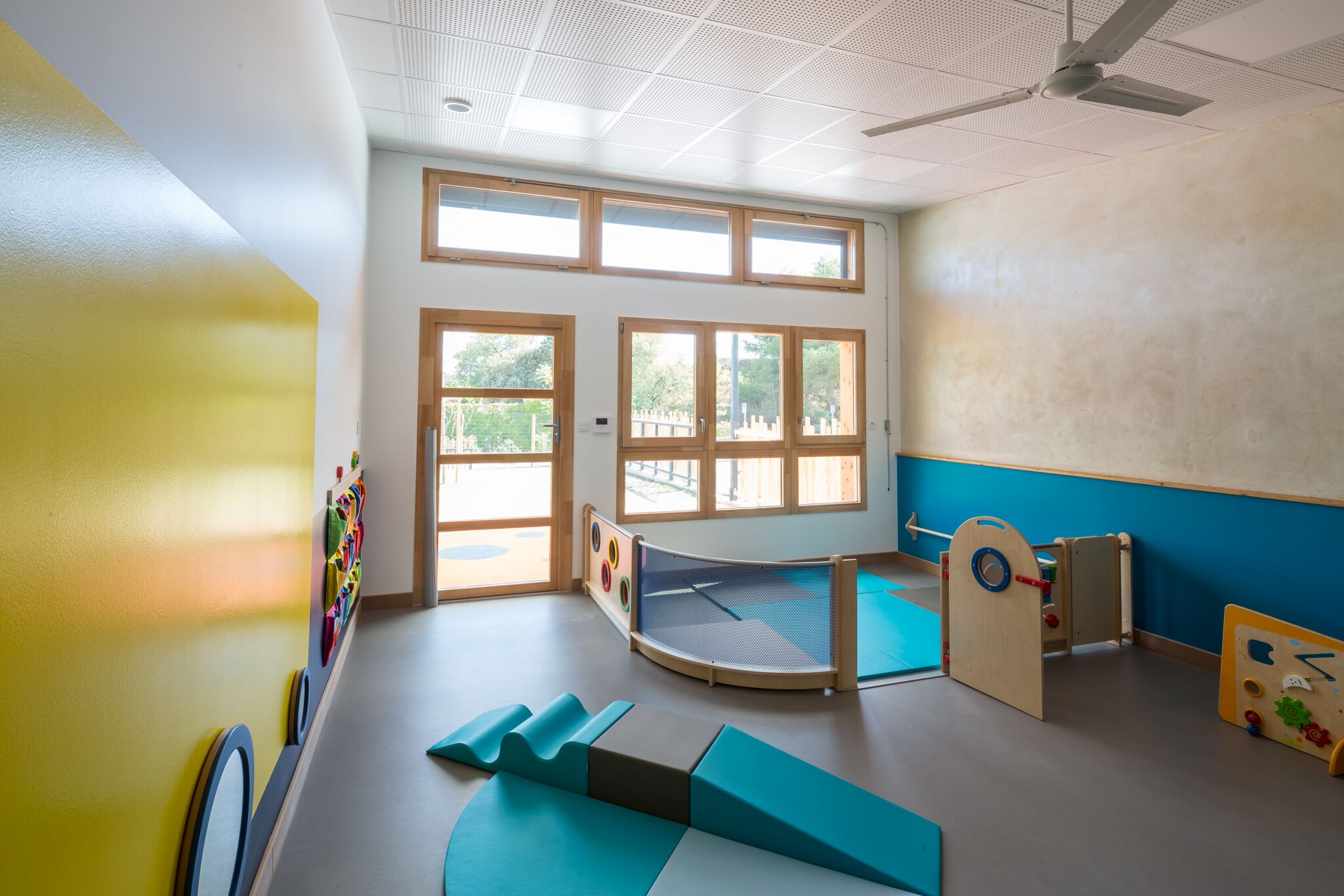 Une salle d’activités de la crèche