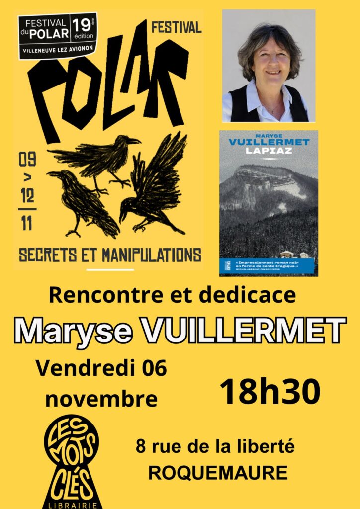 RENCONTRE & DÉDICACE AVEC MARYSE VUILLERMET