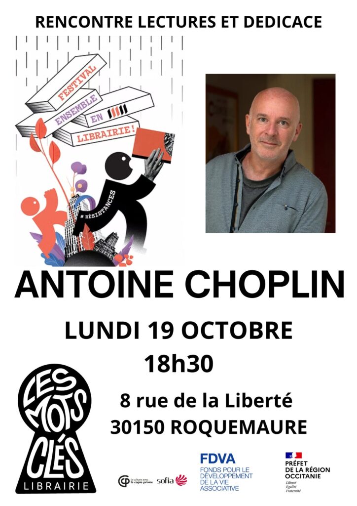 RENCONTRE LITTERAIRE AVEC ANTOINE CHOPLIN