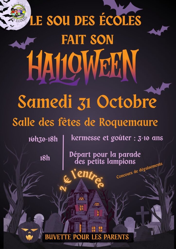 LE SOU DES ECOLES FAIT SON HALLOWEEN