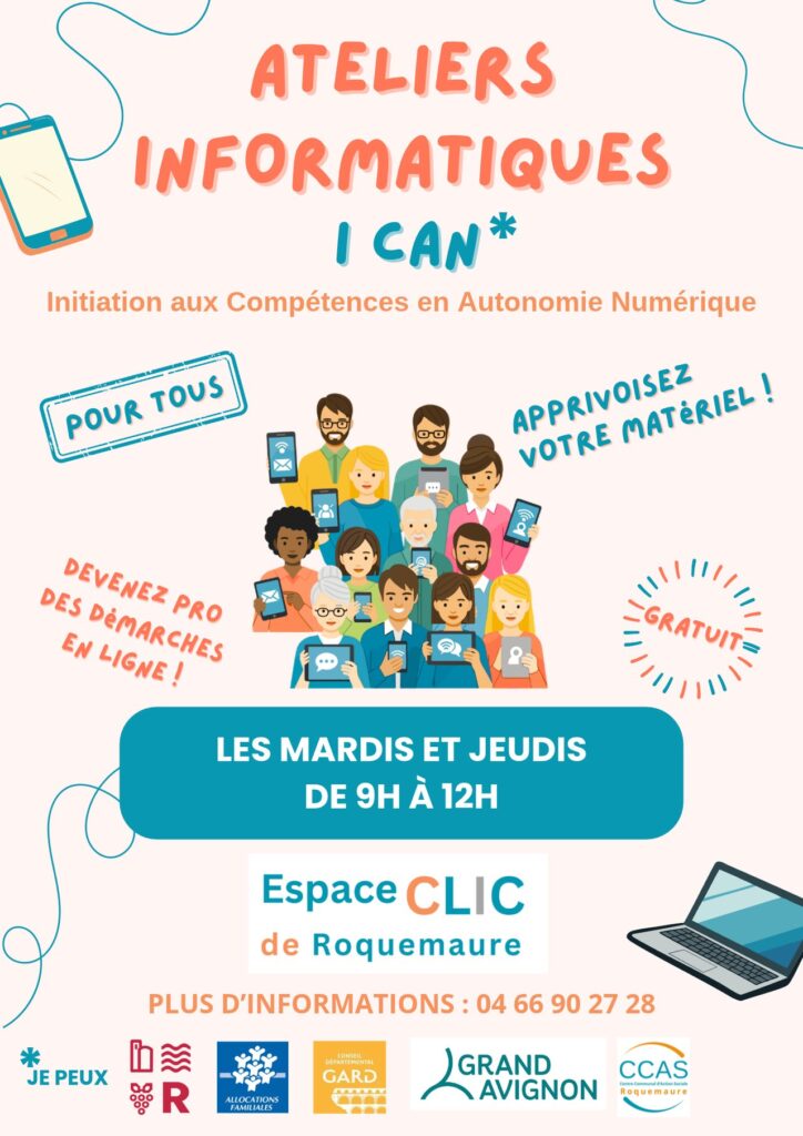 ATELIERS INFORMATIQUES "I CAN"