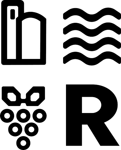 Icône de Roquemaure, version noire